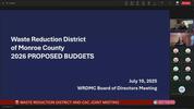 Waste Reduction District and CAC Joint Meeting 7/10
